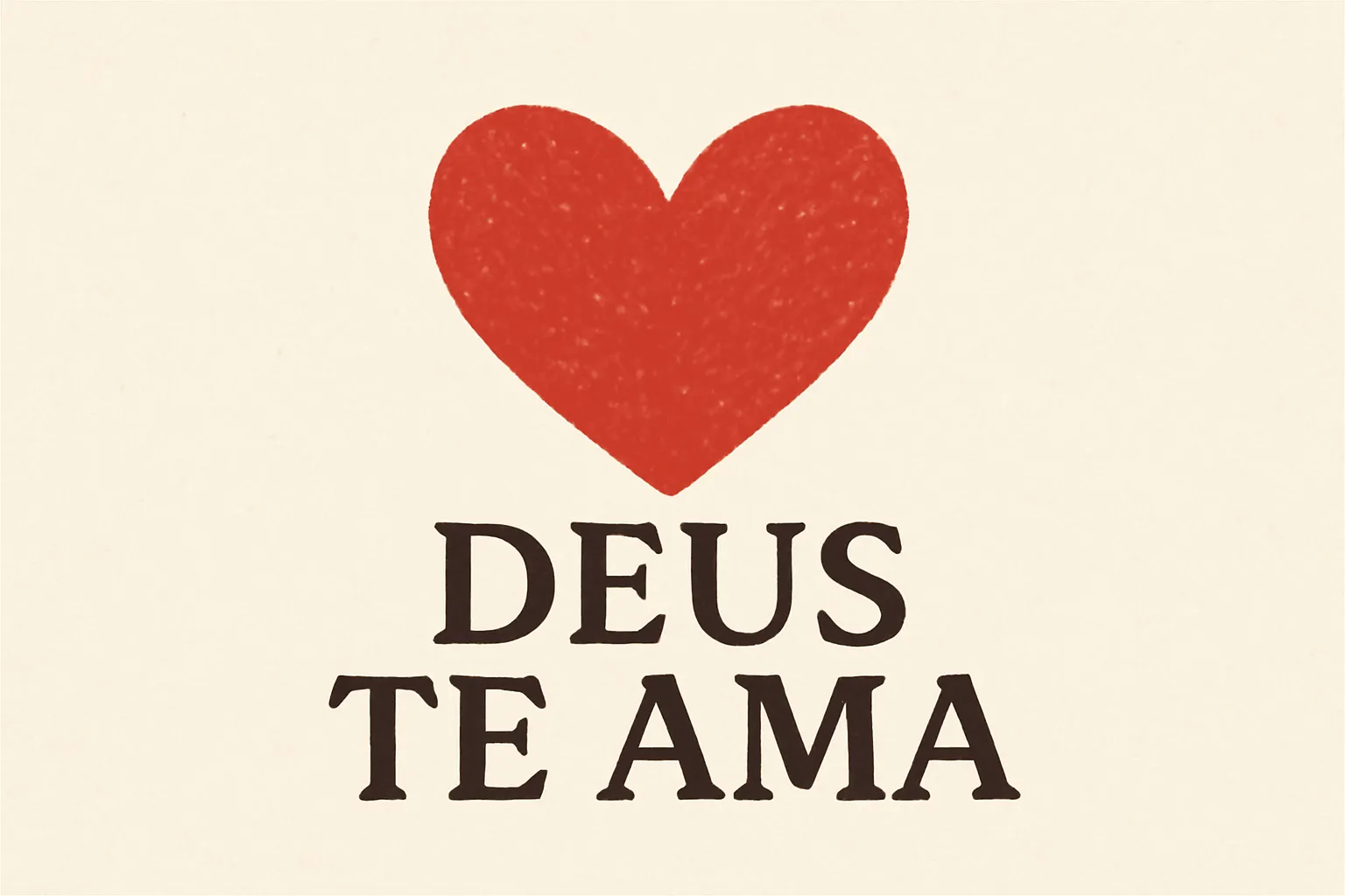 deus te ama versiculo