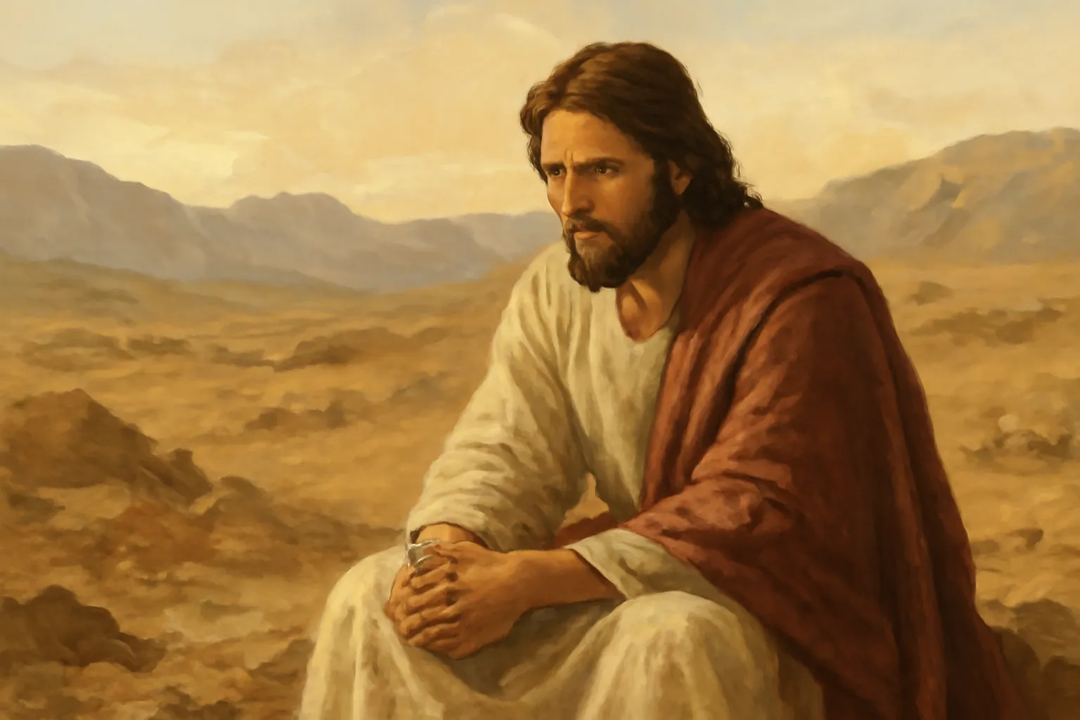 jesus foi levado ao deserto