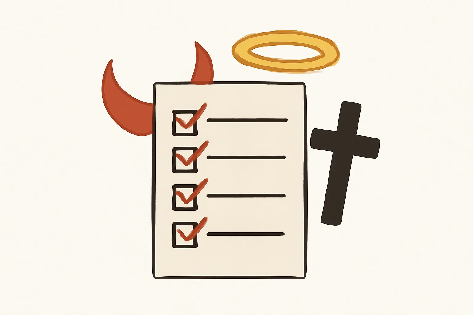 lista de pecados mortais para confessar