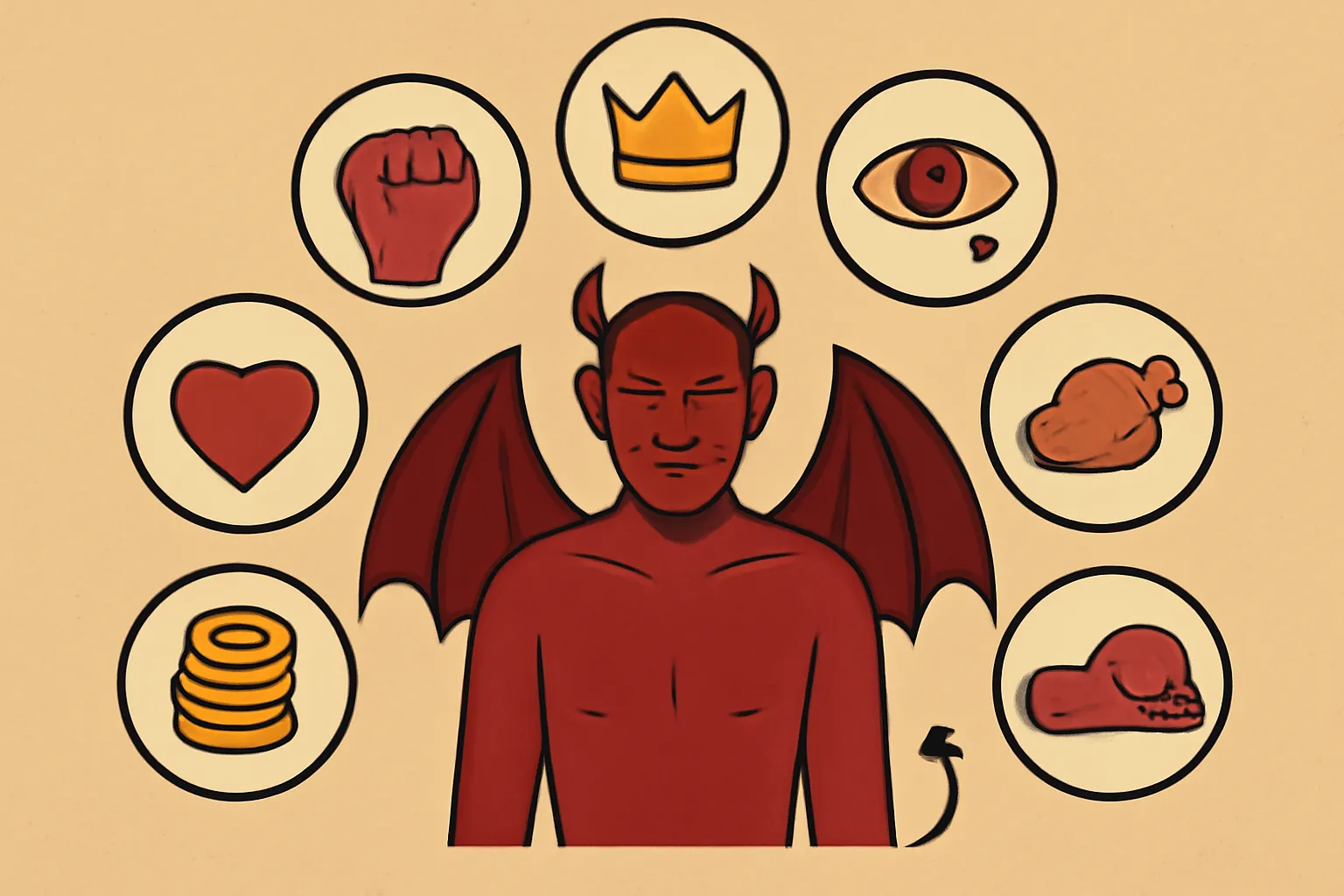 o que são os 7 pecados capitais