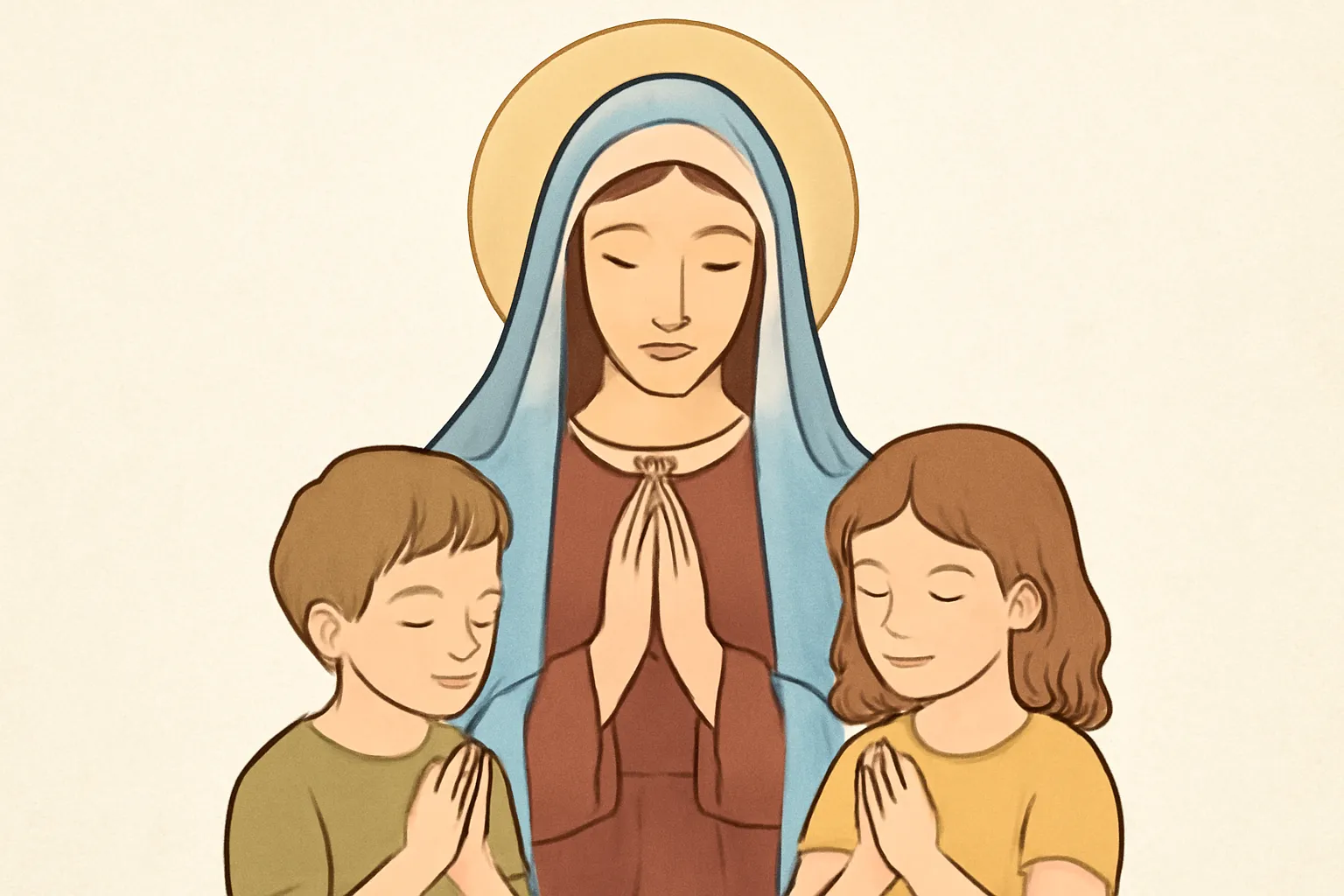 rezar salve rainha para os filhos